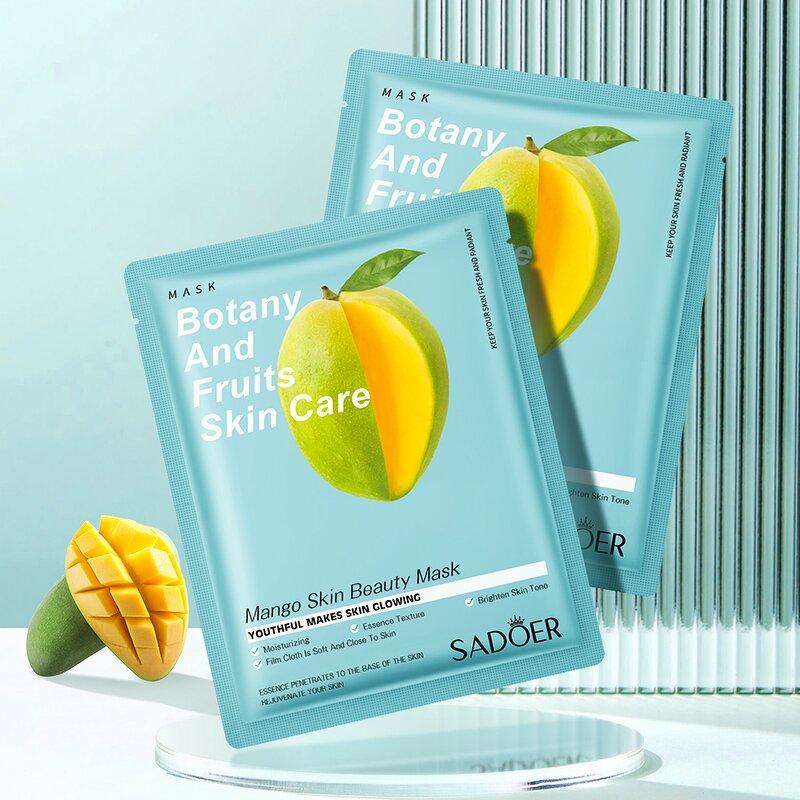 Facial Mask - BIOAQUA Private Label SADOER - Mango Deep Moisturizing Whitening High Quality Sheet
