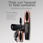 Eyelash Mascara - Unique - Waterproof Vegan Eye Lash Enhancer Thick Curling Private Label Fiber