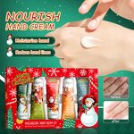 Hand Cream Gift Set - SADOER Christmas - Moisturizing Anti-Chapping Five-Piece Autumn Winter