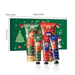 Hand Cream Body Lotion Set - SADOER Christmas Korean - Fragrance Soothing Repair Moisturizing 5-Piece