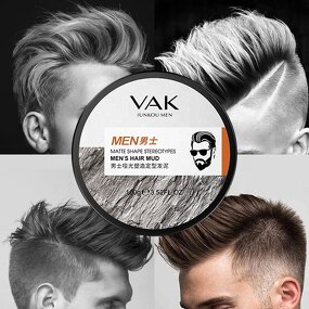 Hair Styling Clay - Natural New Custom - Matte Paste Strong Shaping for Men