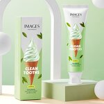 Toothpaste - IMAGES - Green Tea Fragrant Strawberry Gingival Protection Bright White Teeth Herbal Mint - Private Label