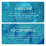 Lip Balm - SADOER - Moisturizer Hydrating Bright Lip Anti Dry Cracking Organic Aloe Vera