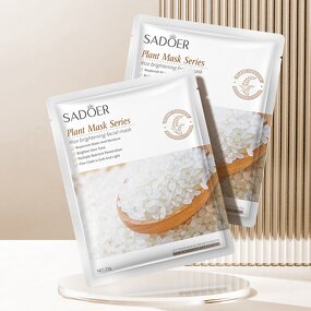 Facial Sheet Mask - SADOER Private Label - Rice Smooth Firming Moisture Organic