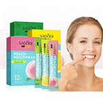 Mouthwash - SADOER Private Label - Alcohol Free Pigment Free Teeth Whitening Watermelon Lemon Mint Peach Flavor