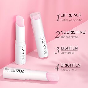 Lip Balm - ZOZU Wholesale Custom logo - Strawberry Milk Moisturizing Repair Natural Vegan