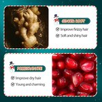 Hair Shampoo - Custom Logo SADOER Christmas - Rosemary Anti-Dandruff Organic Strengthen Hair Roots Repair