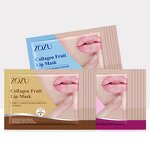 Lip Mask Sheet - ZOZU Private Label - Collagen Milk Peach Honey Moisturizing Smooth for Dry Lips