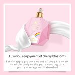 Body Lotion - Korean - Cherry Blossoms Nourishing Lock Water Fast Whitening Brightening Leave Fragrance for Black Skin