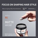 Hair Styling Clay - Natural New Custom - Matte Paste Strong Shaping for Men