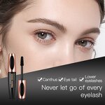 Eyelash Mascara - Unique - Waterproof Vegan Eye Lash Enhancer Thick Curling Private Label Fiber