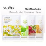 Facial Essence Mascarillasl - OEM SADOER - Honey Rose Coconut Green Tea Aloe Vera Vitamin c