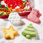 Bath Salt Ball Set - SADOER Christmas - Organic Bath Fizzies Relaxing Body Cleansing Hydrating Bubble