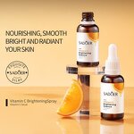 Skin Care Set - Private Label SADOER Wholesale - Vitamin C Exfoliating Moisturizer Cream Smooth Essence Whitening