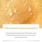 Facial Serum Liquid - BIOAQUA - 24k Gold Hyaluronic Acid Shrink Pores Whitening Repair Wrinkle 72pcs