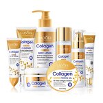 Face Cleanser Set - OEM SADOER Gold Bone Collagen - Water Hydrating Repair Cream Whitening