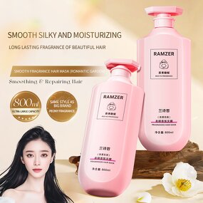 Hair Care Set - RAMZER Organic Natural - Perfume Shampoo Conditioner Nourishing Hair Mask - Private Label