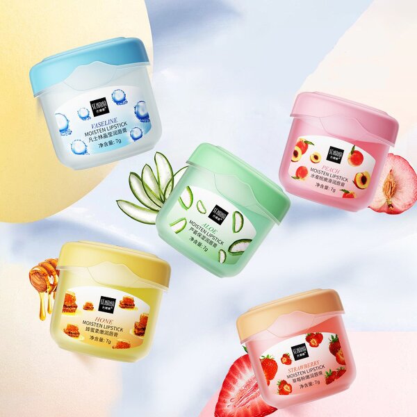 Lip Balm - Cheap Natural - Strawberry Moisturizing Repair Exfoliating Organic Plumper Vegan - Private Label