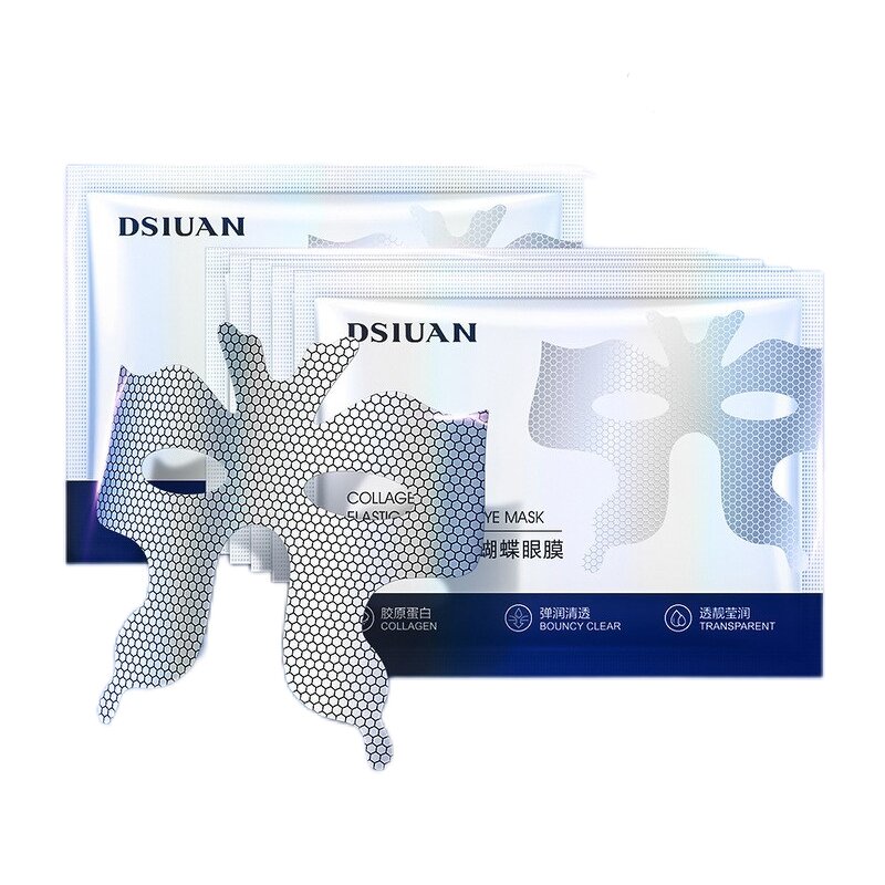 Eye Mask - OEM DSIUAN Korea - Lash Sleeping Collagen Silk Volumizing butterfly Heated Crystal