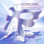 Eye Mask - OEM DSIUAN Korea - Lash Sleeping Collagen Silk Volumizing butterfly Heated Crystal