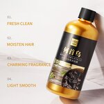 Shampoo - Polygonum Multiflorum Natural Herbal - Prevent Hair Loss Bifurcation Moisturize Hair Organic