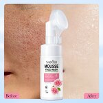 Facial Cleanser - SADOER Organic Natural - Aloe Vera Cleansing Mousse Pore Brush Oil Control