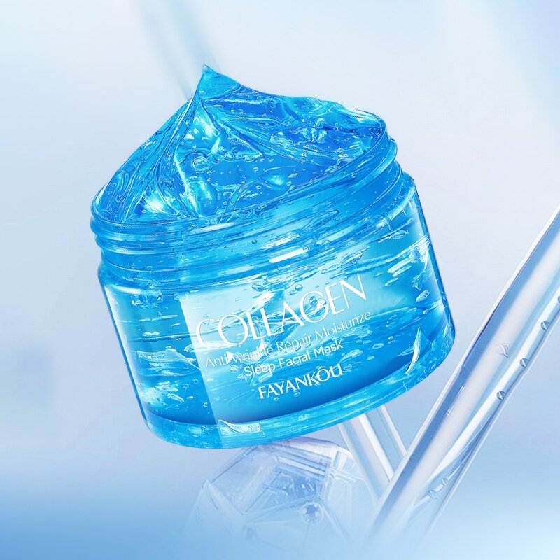 Sleep Facial Mask - OEM FAYANKOU Korean - Collagen Anti Wrinkle Repair Hydrating Moisturizing Gel