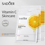 Facial Mask Sheet - SADOER OEM - Vitamin C Beauty Whitening Moisturizing