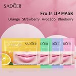 Lip Mask - OEM SADOER Private Label Wholesale - Avocado Blueberry Strawberry Orange Coconut Moisturizing Nourishing