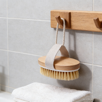 Body Brush Manufacturer - Custom Logo Dry Skin Wooden Bamboo Sisal Bristle
