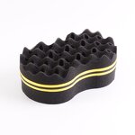 Hair Sponge Manufacturer - Private Label Magic Twist Wave Two-Side Afro Curling Black Men