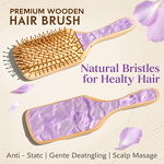 Hair Brush Manufacturer - Factory Custom logo Different Colors Acetate Bamboo Curly Straightening