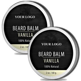 Beard Balm Manufacturer - Natural Organic 60g Butter Private Label Men's Sideburns Care Cream