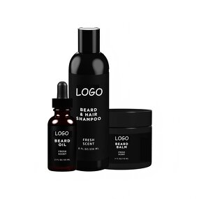 Beard Grooming Kit Manufacturer - Natural Premium Shampoo Growth Kit Private Label Customize