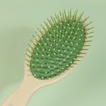 Hair Brush Manufacturer - High Quality Custom Colorful Soft Cushion Nylon Bristles ABS Handle Oval Paddle Women