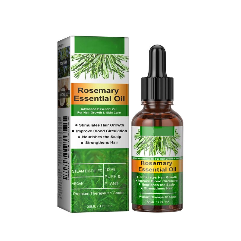 Hair Oil Manufacturer - Custom 100% Natural Organic Scalp Rosemary Essential Oil Men Women
