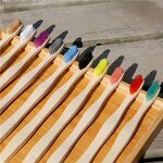 Toothbrush Set Manufacturer - Hot Selling Bamboo 8 Pieces BPA Free Soft Bristles Eco-Friendly Travel Set