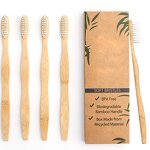 Toothbrush Set Manufacturer - Hot Selling Bamboo 8 Pieces BPA Free Soft Bristles Eco-Friendly Travel Set