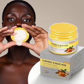 Cleansing Pads Manufacturer - Turmeric Kojic Acid Dark Spots Remover Lemon Vitamin C & E Deep Clean