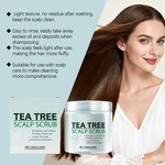 Shampoo Manufacturer - Custom Label Tea Tree Oil Hair Refreshing Scalp Scrub Fluff Hair Moisturizing