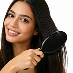 Hair Brush Manufacturer - Factory Top Quality air Cushion Black Boar Bristle Straightener