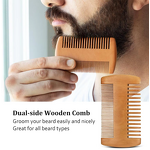 Beard Grooming Kit Manufacturer - Beard Grooming Kit All Natural Beard Oil Balm Orange Comb Roller Christmas Gift