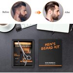 Beard Care Kit Manufacturer - Private Label Mens Beard Oil Shaving Knife Comb Wax Balm Gentlemen