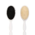 Hair Brush Manufacturer - High Quality Natural Boar Bristle Soft Cushion Nylon Bristles Oval Paddle Women