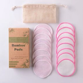 Makeup Remover Pads Manufacturer - Natural Cotton 3-Layer Reusable Private Label