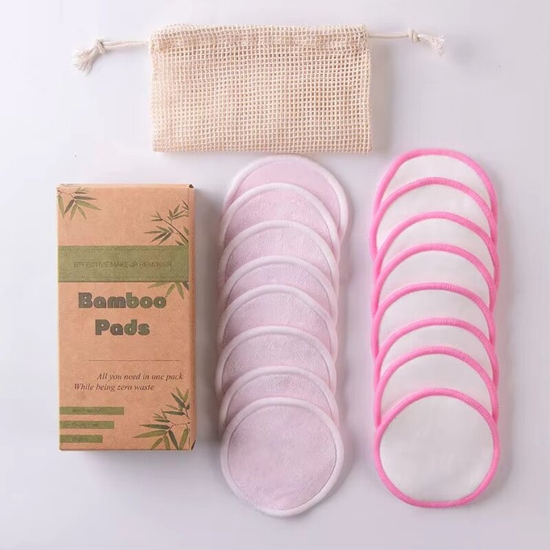 Makeup Remover Pads Manufacturer - Natural Cotton 3-Layer Reusable Private Label