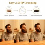 Beard Brush Set Manufacturer - Best Selling 100% Natural Wild Boar Bristle Wooden