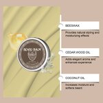 Beard Balm Manufacturer - Natural Organic Beard Balm Private Label Men's Sideburns Care Cream