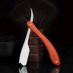 Shaving Razor Manufacturer - Custom OEM Straight Edge Repladceable Blades Wood Handle Single Blade