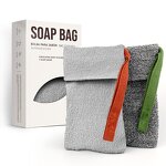 Soap Bag Manufacturer - Custom Logo Nylon Gentle Roughness Soap Savers Mesh Foam Lather Pouch